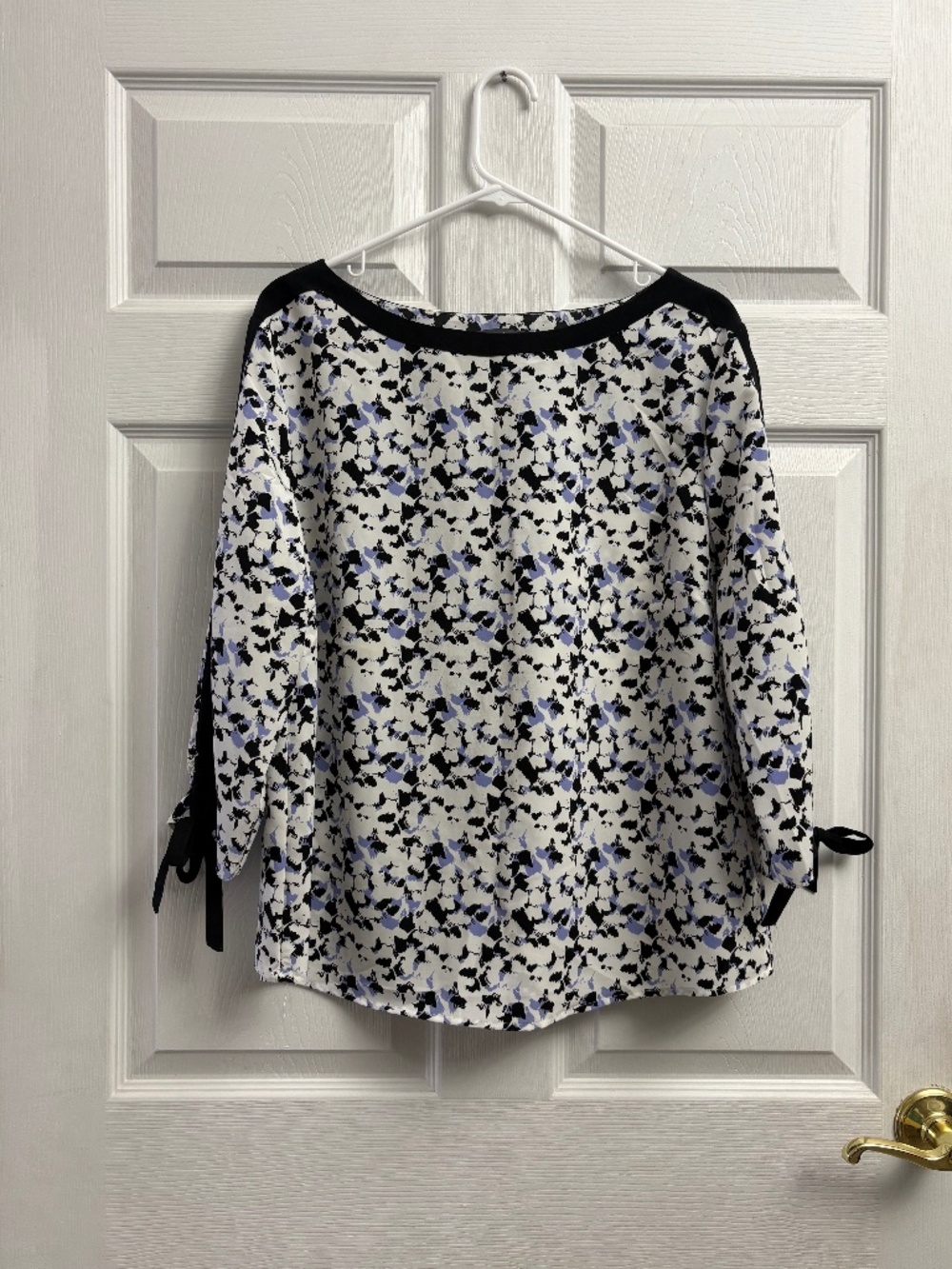 The Limited Women's Boho Business Casual Floral Print 3/4 Sleeve Blouse